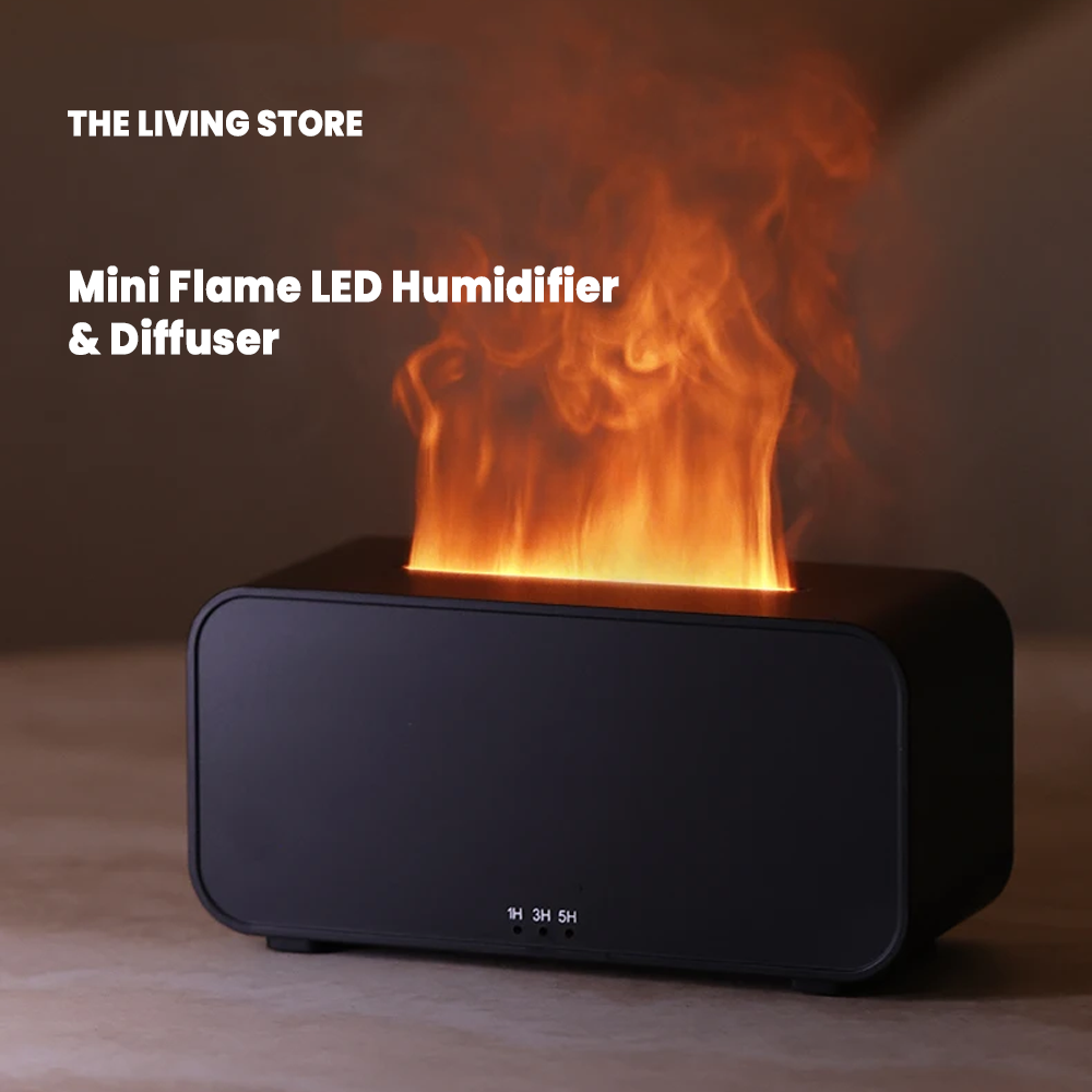 Mini Flame LED Humidifier & Diffuser