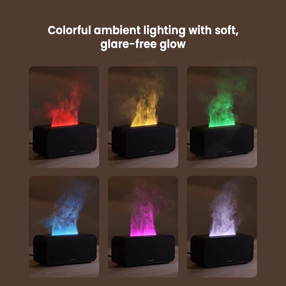 Mini Flame LED Humidifier & Diffuser