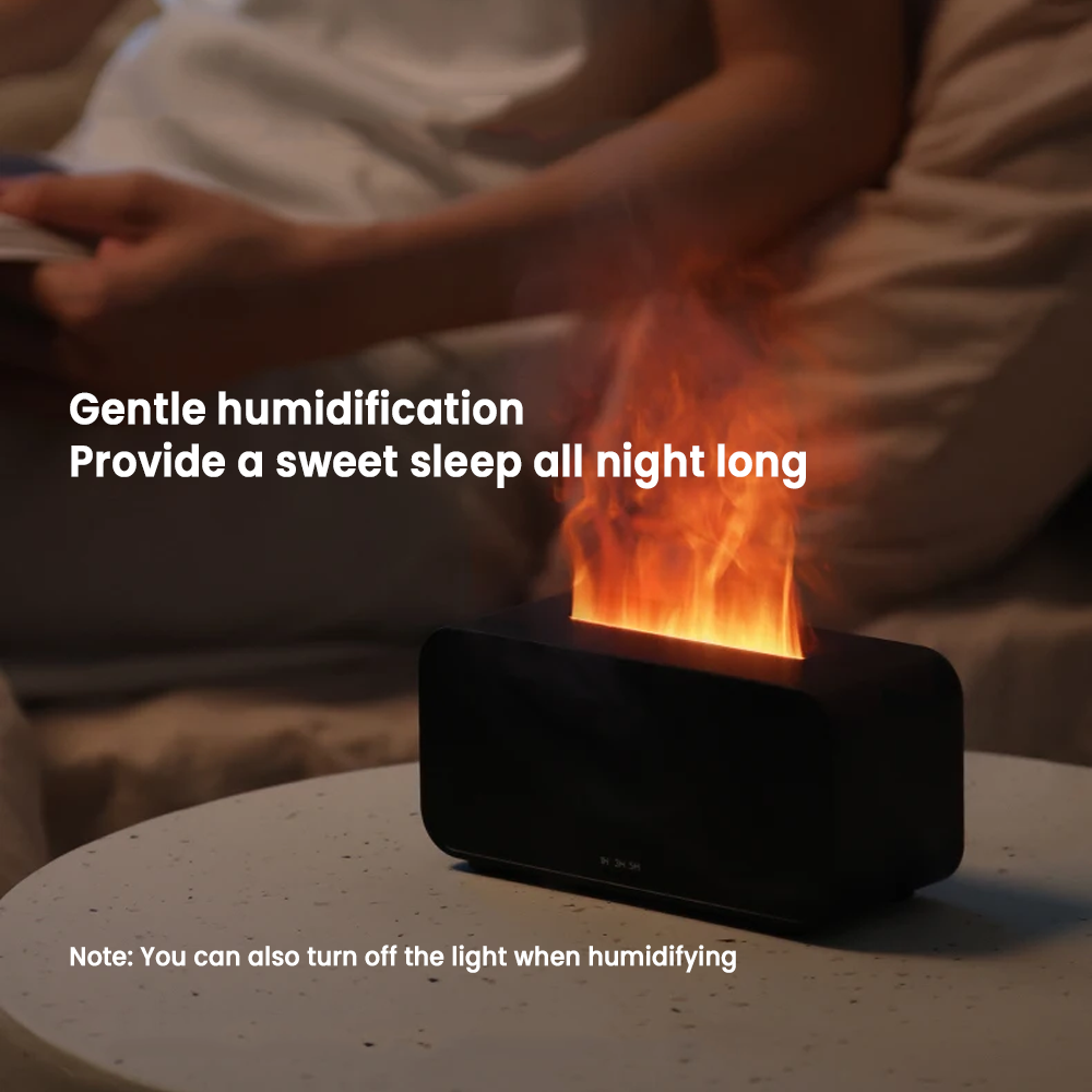 Mini Flame LED Humidifier & Diffuser