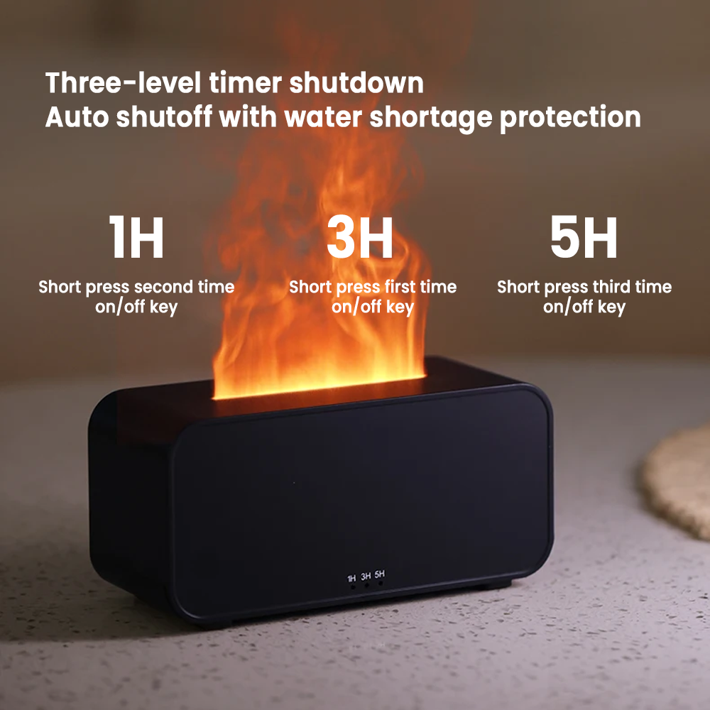 Mini Flame LED Humidifier & Diffuser